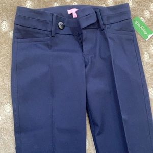 Lilly Pulitzer Navy Capri Pants